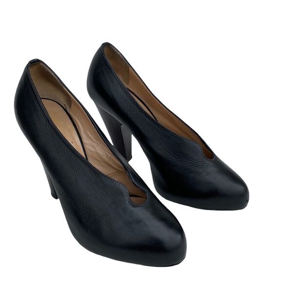 Giuseppe Zanotti Black Leather Cone Heel Pumps 37 - Picture 15 of 15